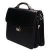Karen Faserleder Tasche 2005 Schwarz Lack Geflochten