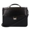Karen Faserleder Tasche 2005 Schwarz Lack Geflochten