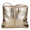 Karen Faserleder Tasche D 099 gold