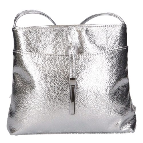 Karen Faserleder Tasche D 099 silber