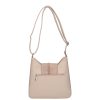 Karen Faserleder Tasche 9526 beige Blume