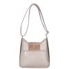 Karen Faserleder Tasche 9526 Champagner Blume