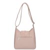 Karen Faserleder Tasche 9526 puder Blume