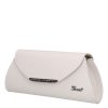 Karen Faserleder Tasche D 456 Weiß
