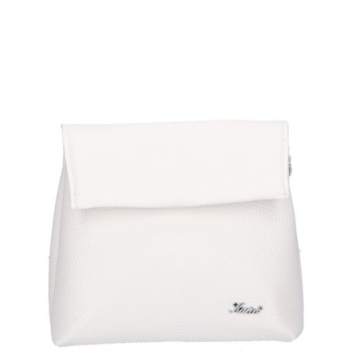 Karen D 383 Weiße Faserleder Tasche