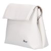 Karen D 383 Weiße Faserleder Tasche