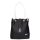 Chiara Faserleder Tasche L 322 bis schwarz weiß