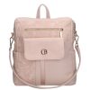 Chiara Faserleder Rucksack E 6007 Puder Blume