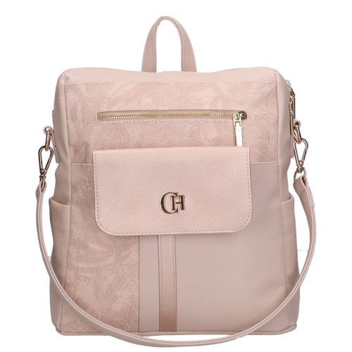Chiara Faserleder Rucksack E 6007 Puder Blume