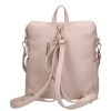 Chiara Faserleder Rucksack E 6007 Puder Blume