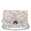 Karen Abendtasche D 384 Weiße Bunte Muster