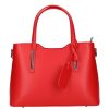 Leder 5136 rote Handtasche