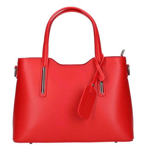 Leder 5136 rote Handtasche