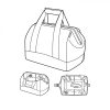 Reisenthel MT7052 Allrounder L twist silver Reisetasche