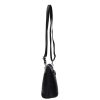 Leder 5128 schwarze Umhängetasche