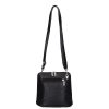 Leder 5128 schwarze Umhängetasche